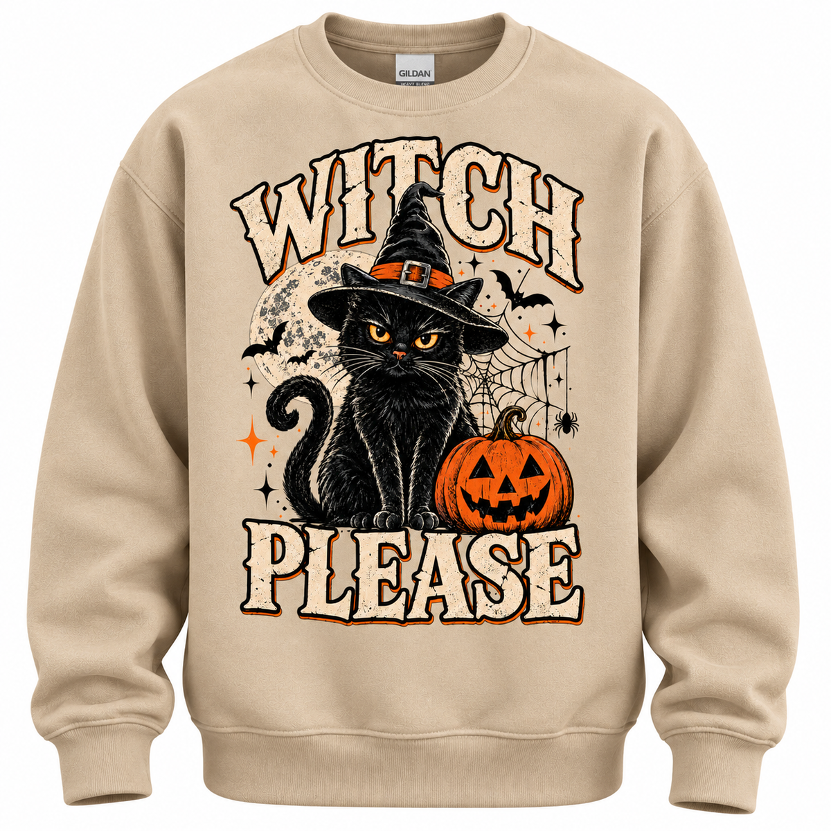 Witch Please Halloween Crewneck