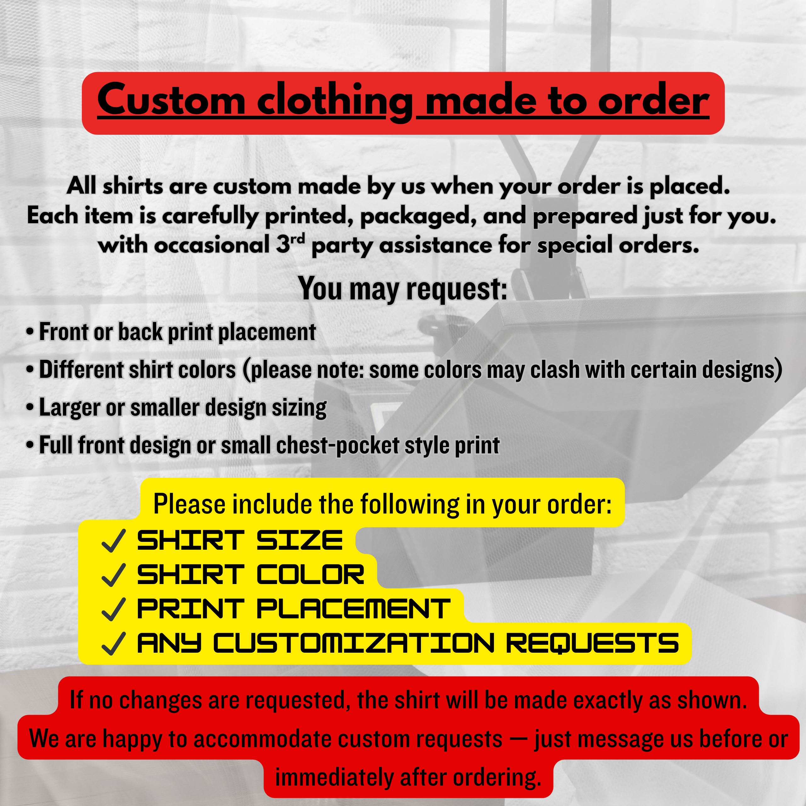 Create Your Custom Tee