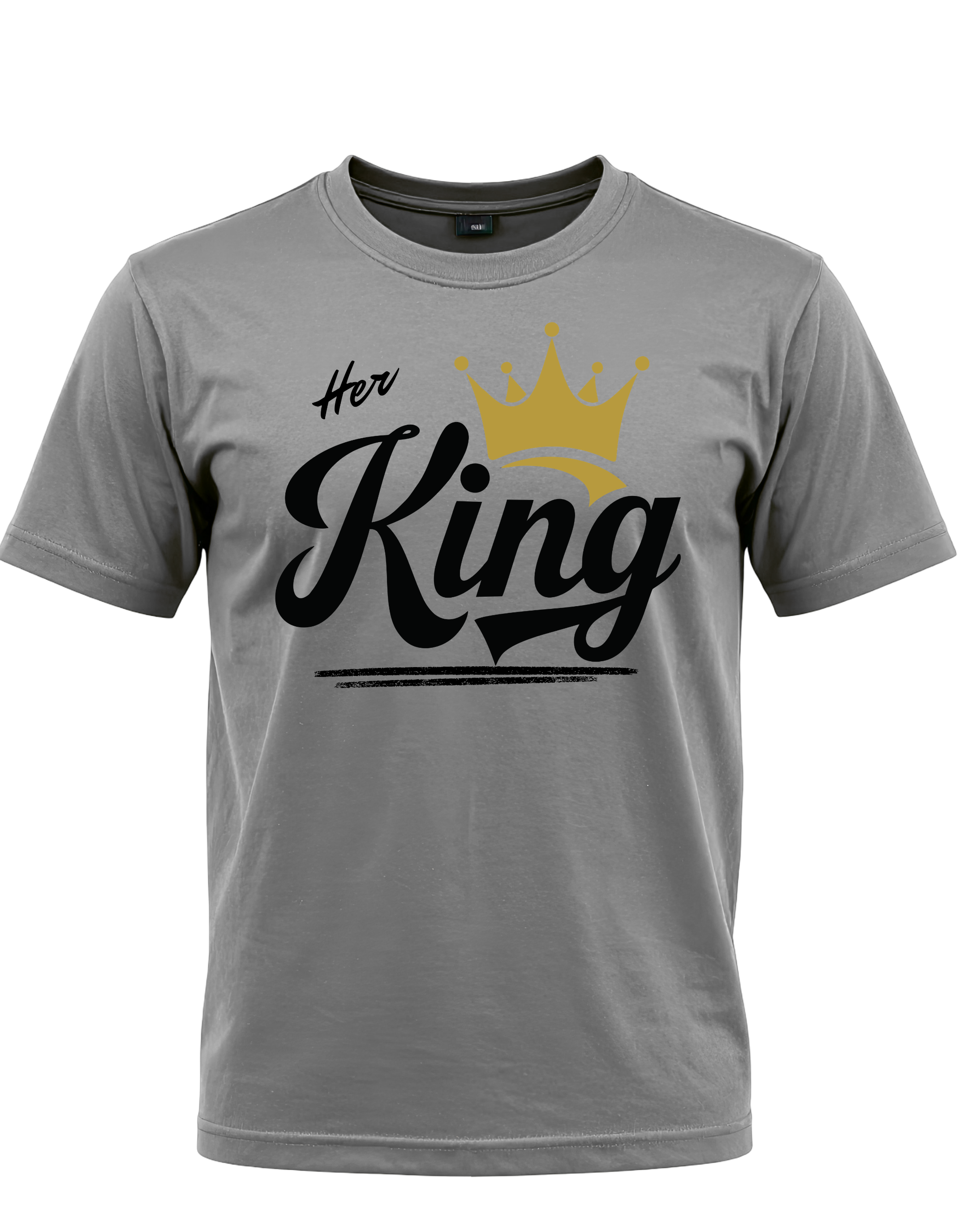 Her King T-Shirt – Couples Matching Shirt, King Crown Tee, Gift for Him