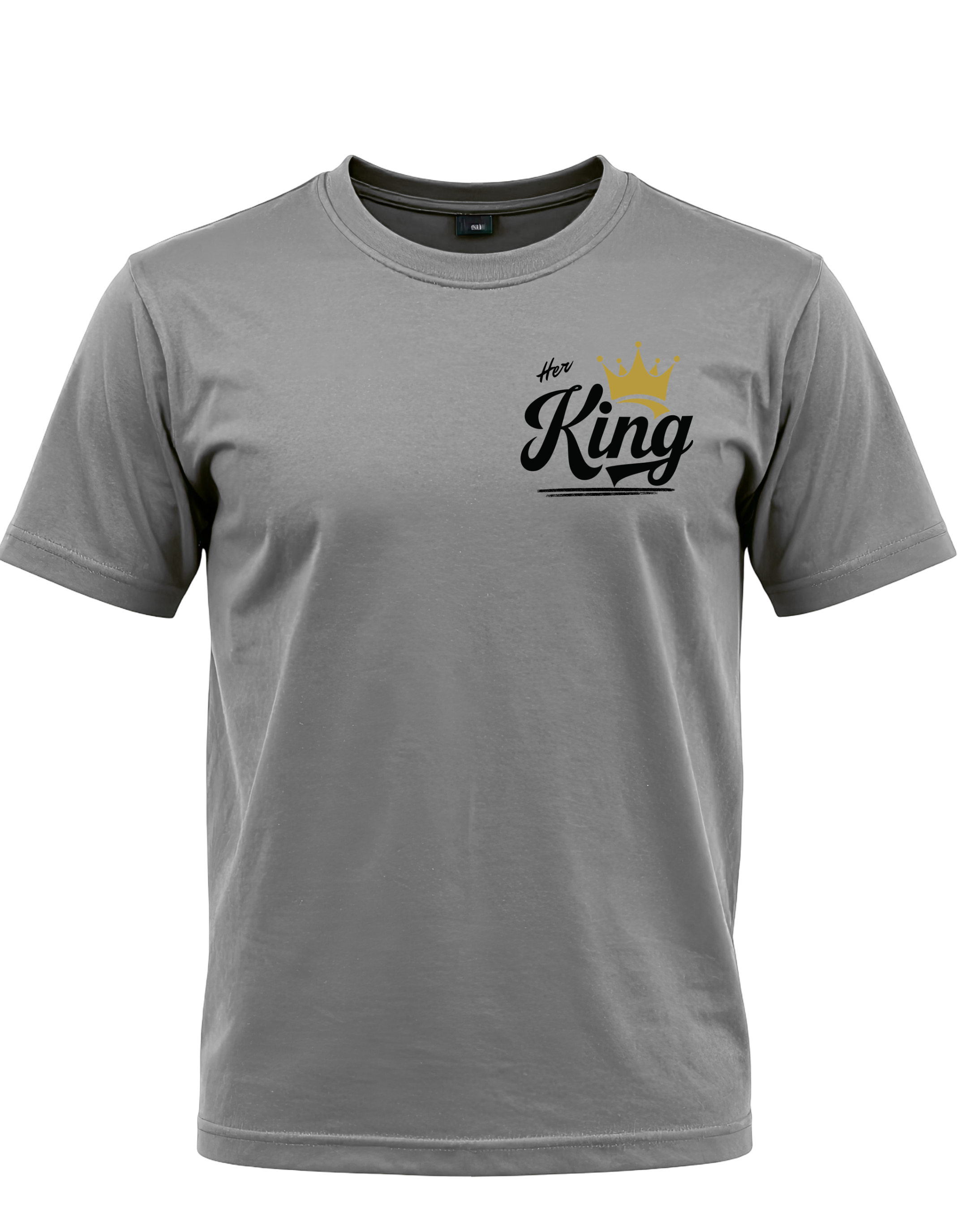 Her King T-Shirt – Couples Matching Shirt, King Crown Tee, Gift for Him