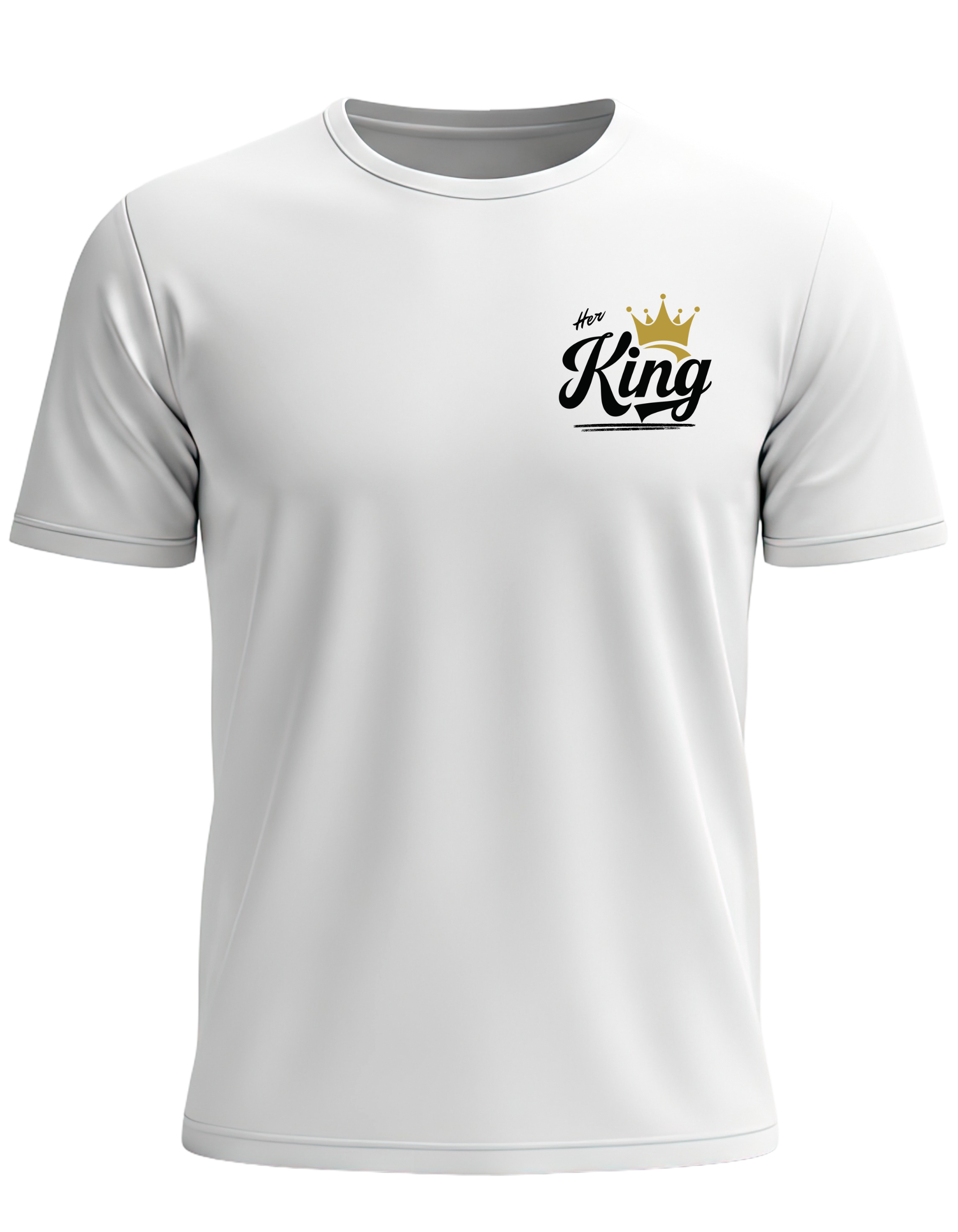 Her King T-Shirt – Couples Matching Shirt, King Crown Tee, Gift for Him