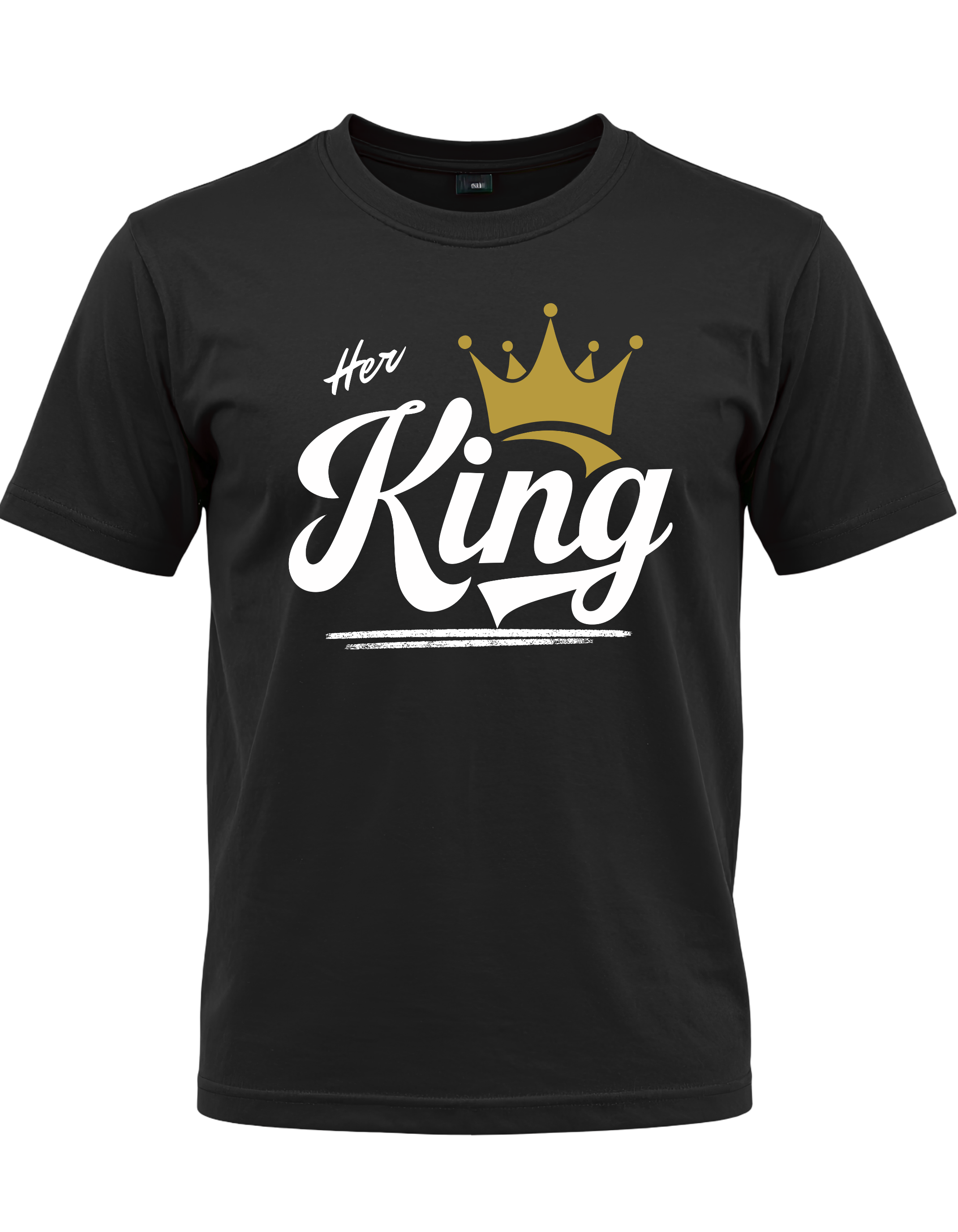 Her King T-Shirt – Couples Matching Shirt, King Crown Tee, Gift for Him