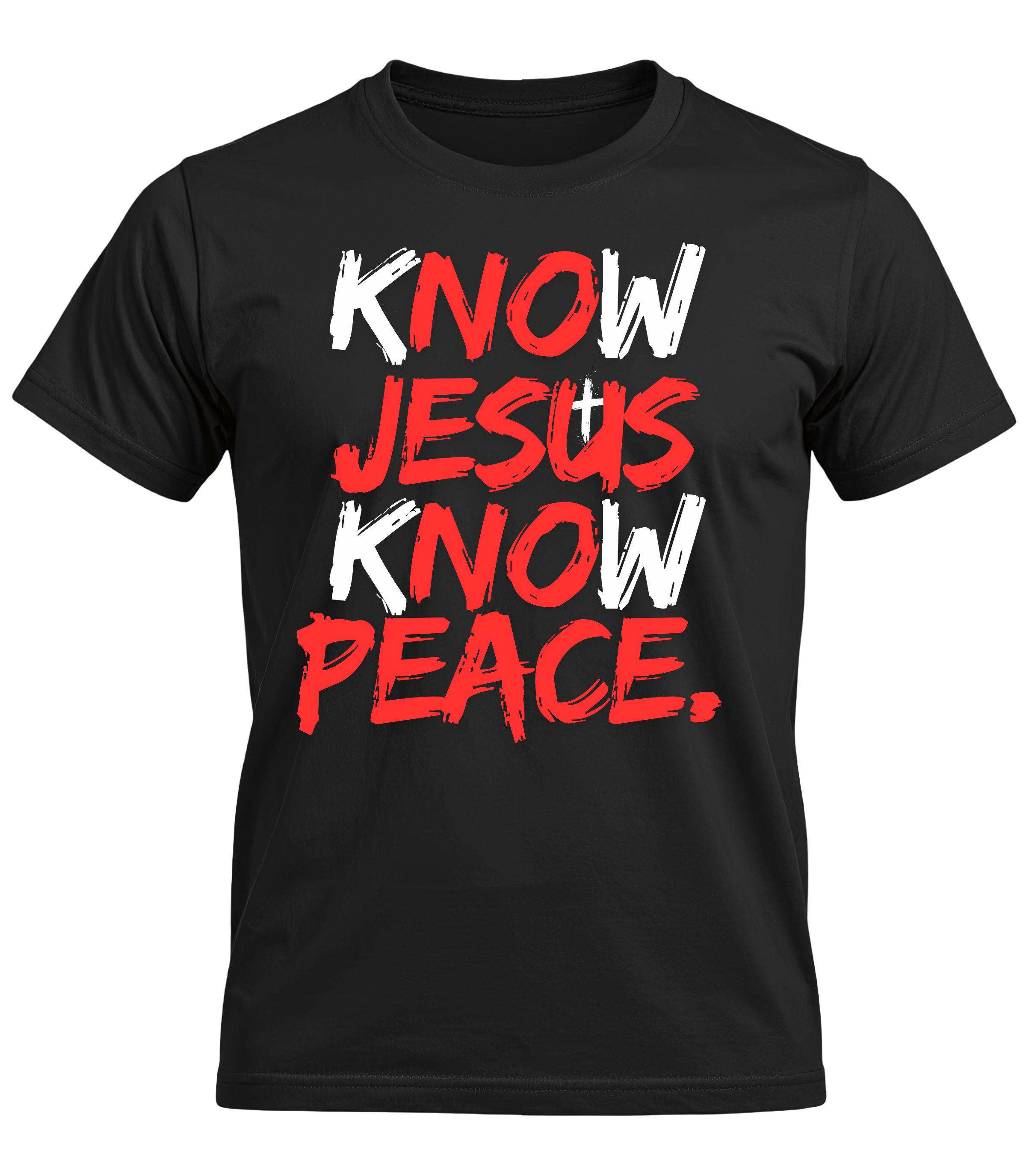 Know Jesus, Know Peace – Bold Faith Graphic Tee