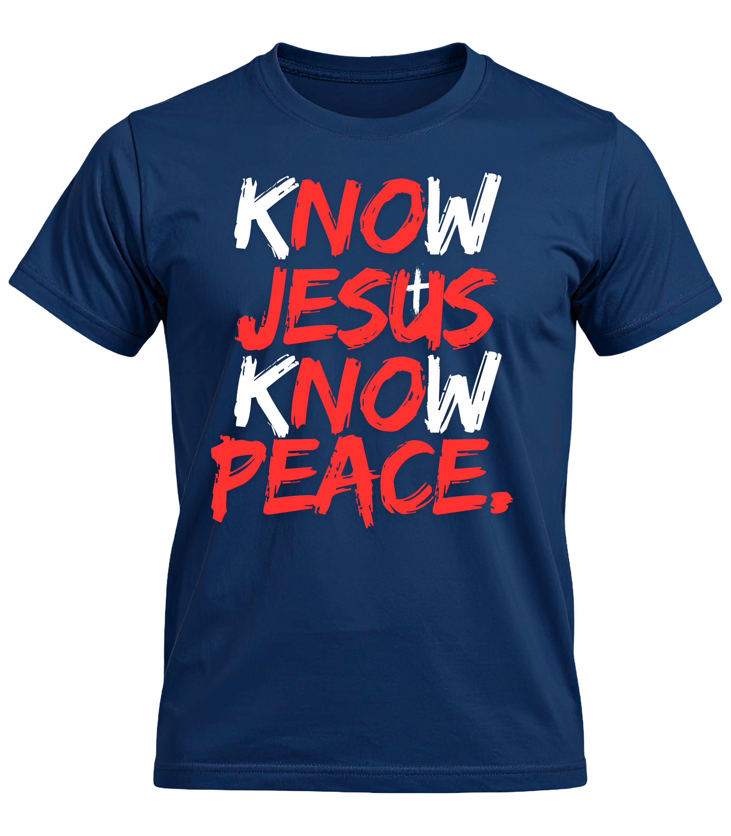 Know Jesus, Know Peace – Bold Faith Graphic Tee