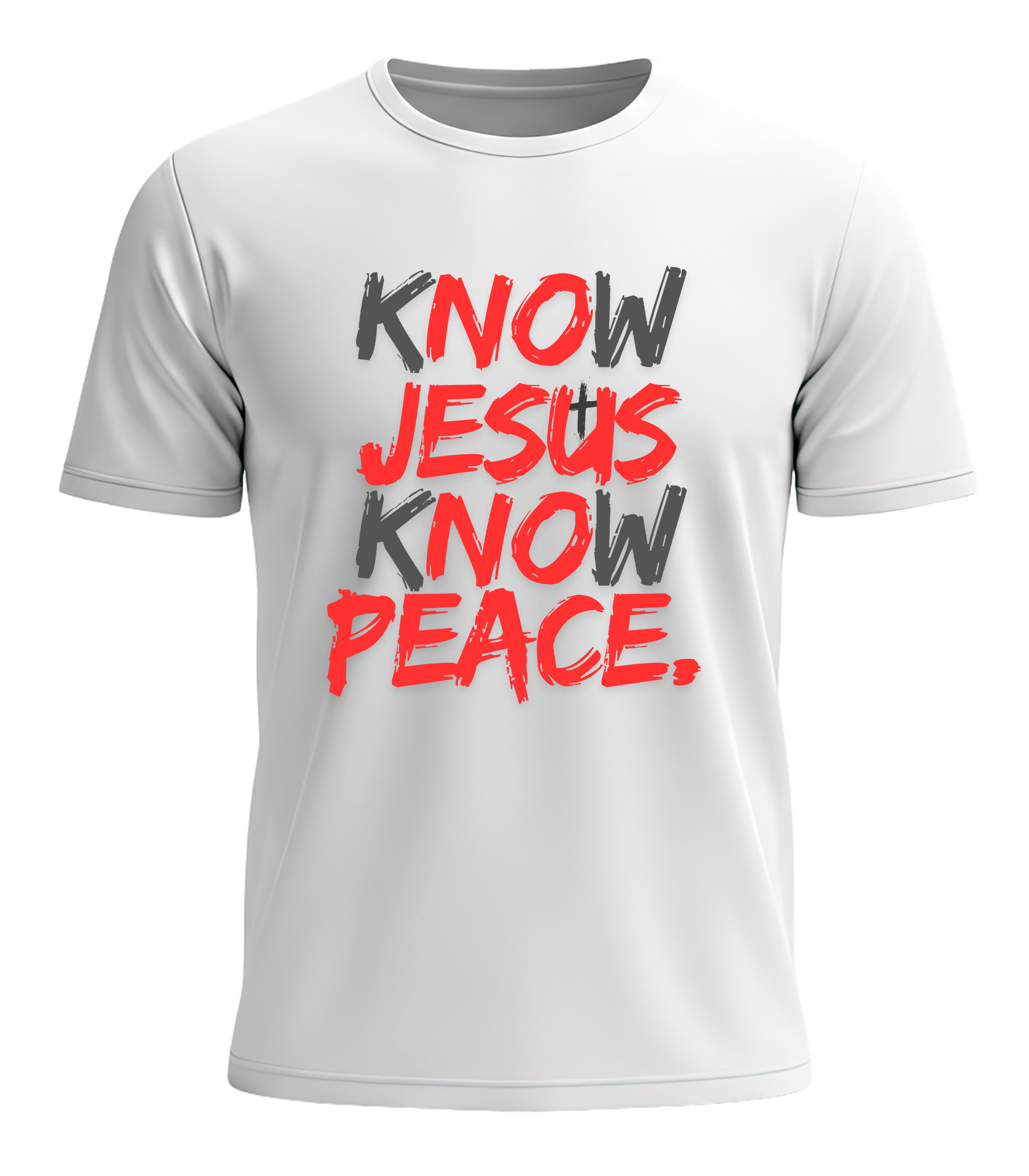 Know Jesus, Know Peace – Bold Faith Graphic Tee