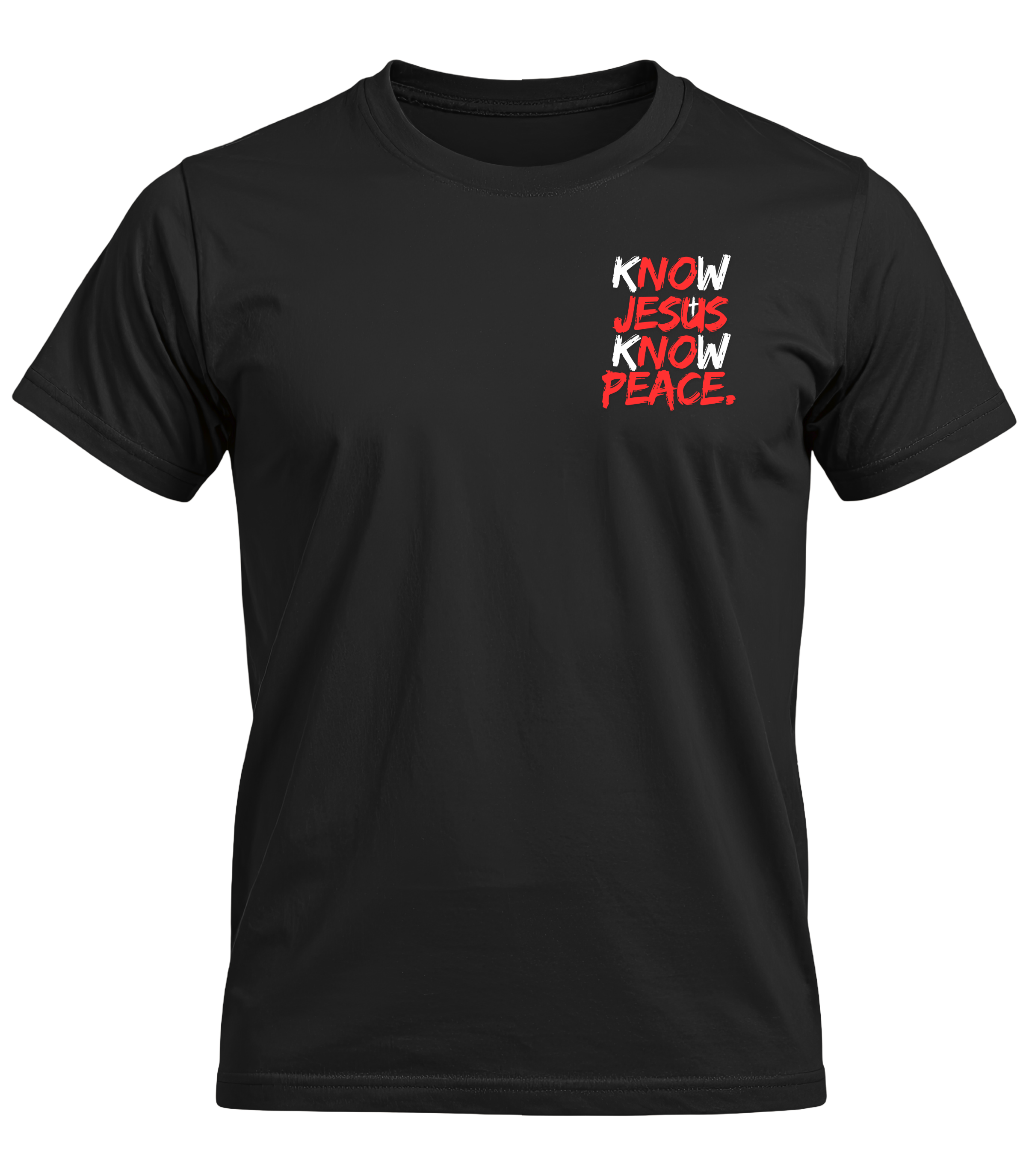 Know Jesus, Know Peace – Bold Faith Graphic Tee