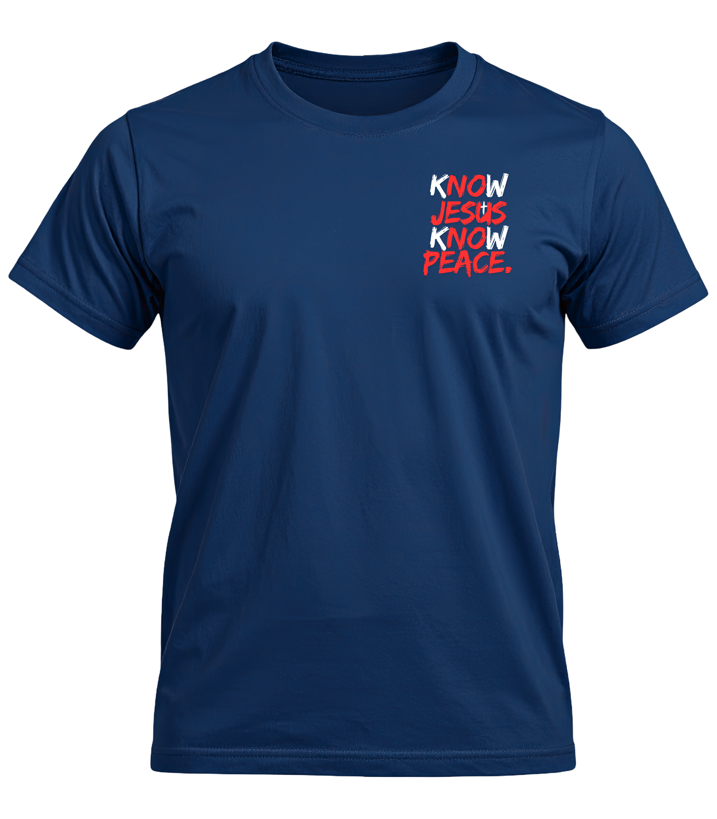 Know Jesus, Know Peace – Bold Faith Graphic Tee