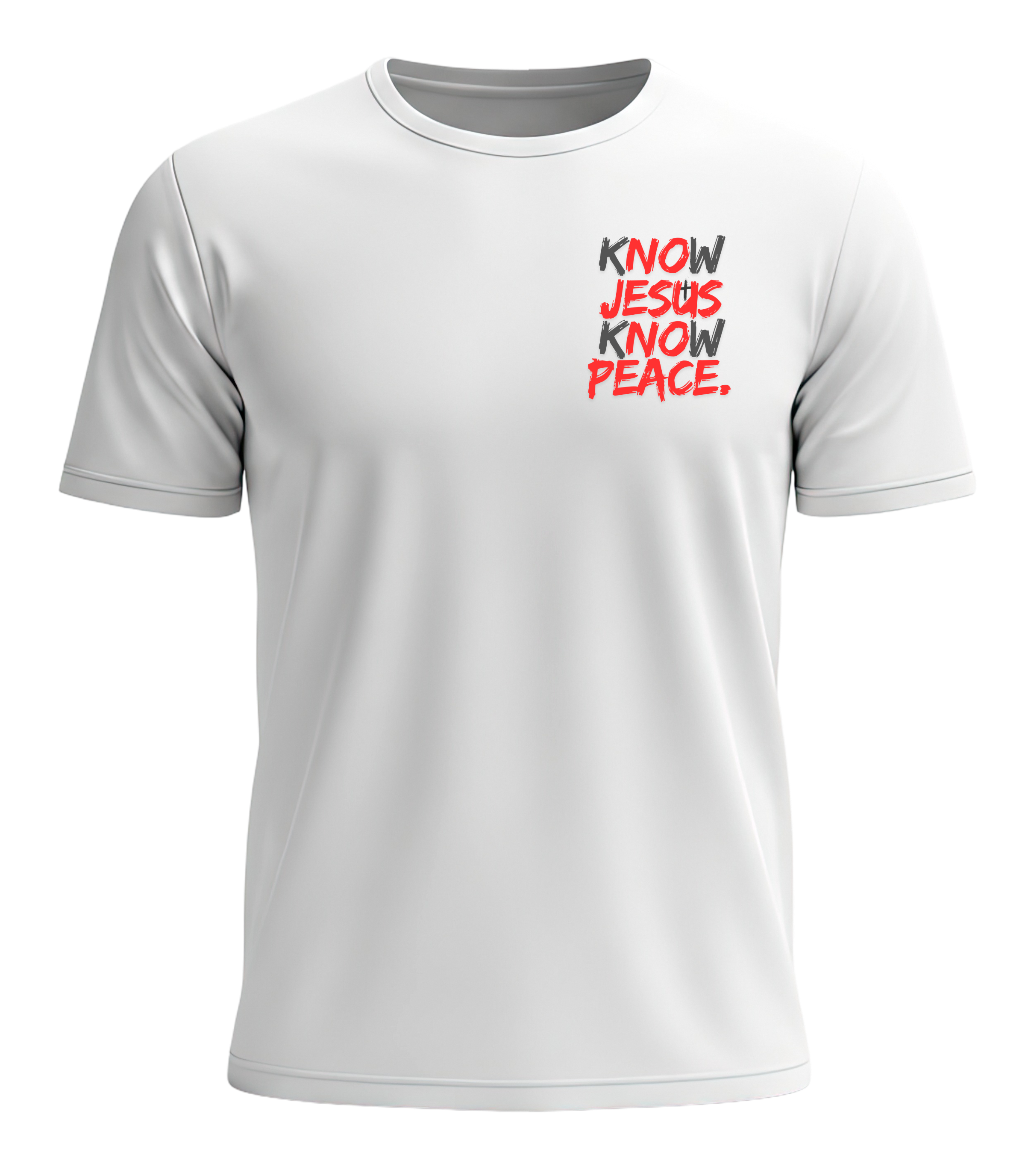 Know Jesus, Know Peace – Bold Faith Graphic Tee