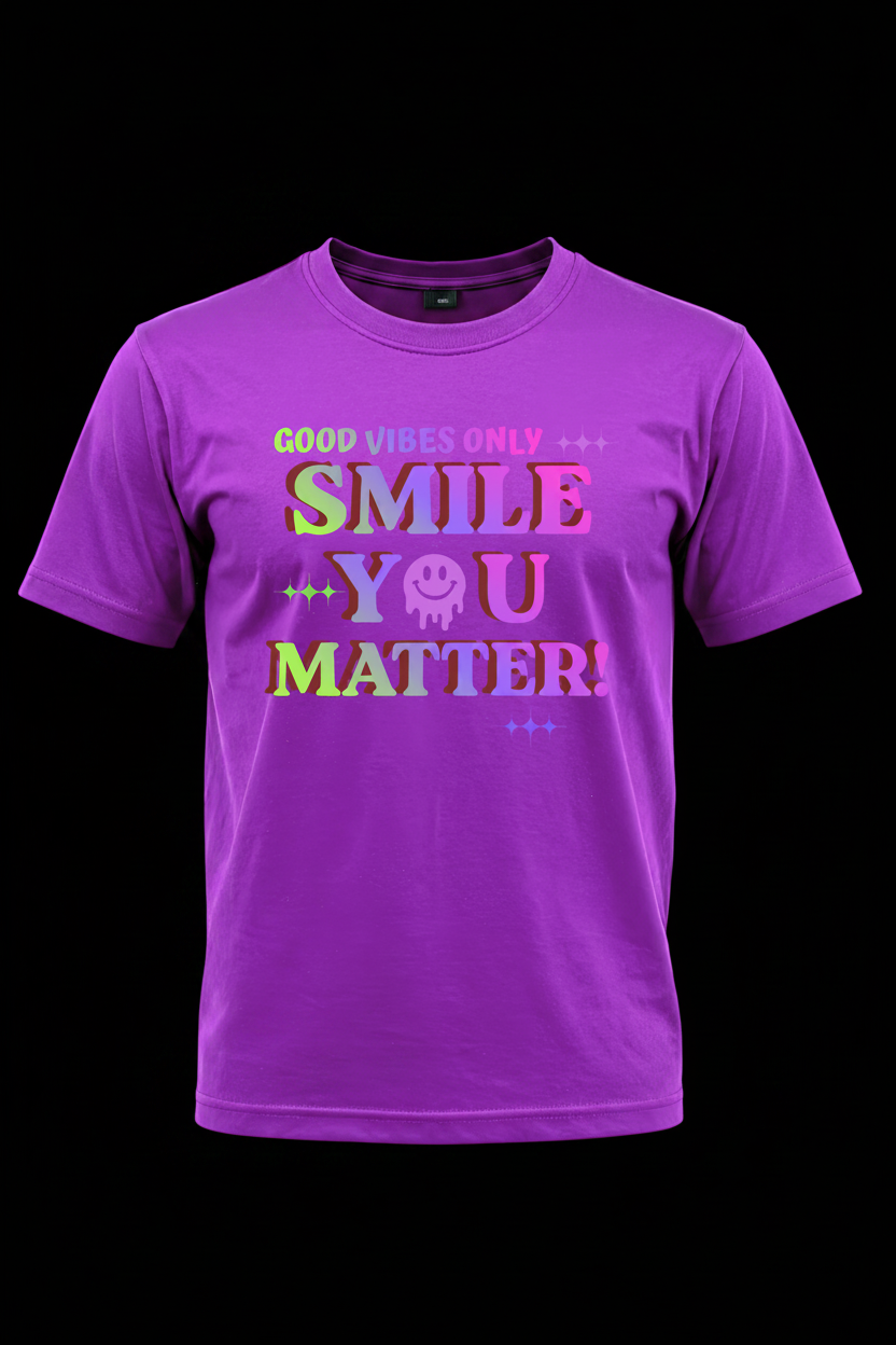 Smile You Matter - Good Vibes Tee