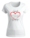 Spread Love Not Hate - Empowerment Graphic Tee.