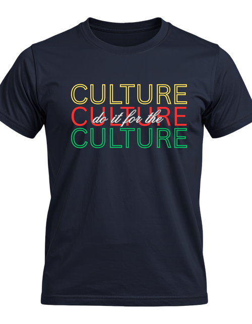 "Do It For The Culture" black T-shirt Red, Yellow, & Green Graphic Tee
