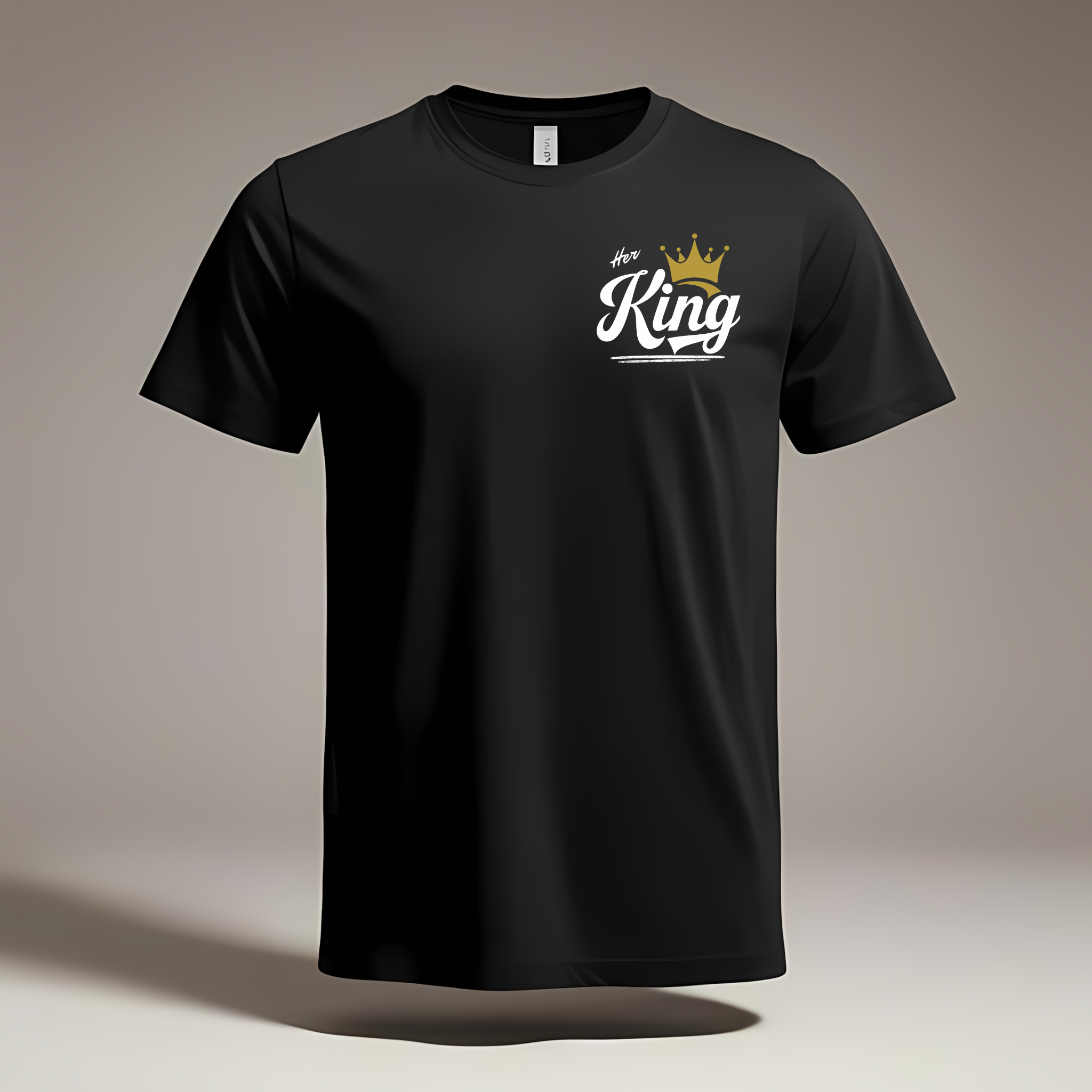 Her King T-Shirt – Couples Matching Shirt, King Crown Tee, Gift for Him