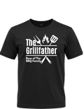 The Grillfather™ – Boss of the BBQ Family Funny Grilling T-Shirt