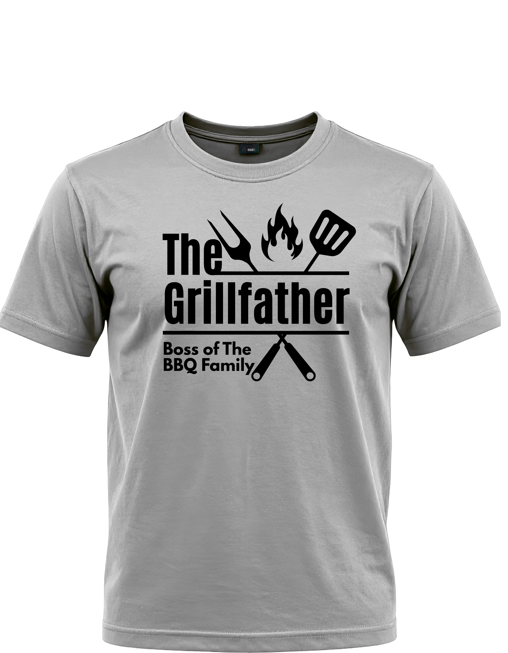 The Grillfather™ – Boss of the BBQ Family Funny Grilling T-Shirt